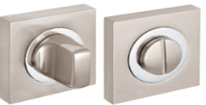 Ручка поворотная FUARO BK KM SN CP матовый никель хром тяжёлая